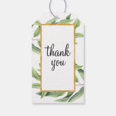 Étiquettes-cadeau Un Merci Mariage au champagne chic pour l'amour (Dos)