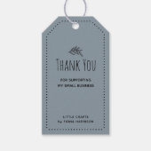 Étiquettes-cadeau Un Merci Terre Pour Aider Ma Petite Entreprise (Devant)