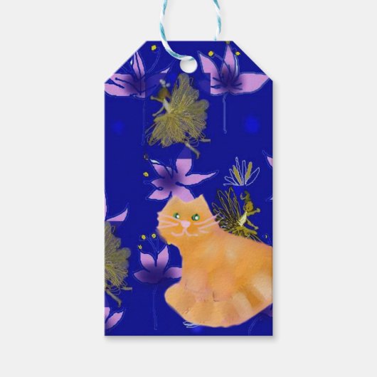 Étiquettes-cadeau Un mignon chat nommé Catool (Devant)