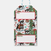 Étiquettes-cadeau Un Noël très schnauzer (Devant)