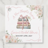 Étiquettes Cadeau Un nouveau chapitre commence Shower de mariage (Devant)