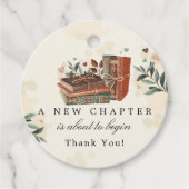 Étiquettes Cadeau Un nouveau chapitre est sur le point de commencer (Devant)