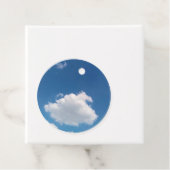 Étiquettes Cadeau Un nuage simple (En situation)