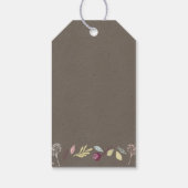 Étiquettes-cadeau Un Petit Baby shower De Lapin Privilégié (Dos)