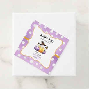 Étiquettes Cadeau Un petit Baby shower d'Halloween fantôme