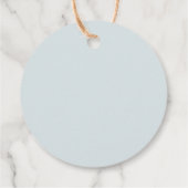 Étiquettes Cadeau Un petit baby shower éléphant (Dos)