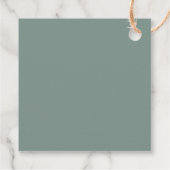 Étiquettes Cadeau Un Petit Baby shower Orange Citrus Cutie (Dos)