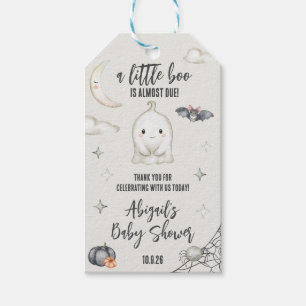 Étiquettes-cadeau Un petit BOO est presque là ! Baby Shower Hallowee