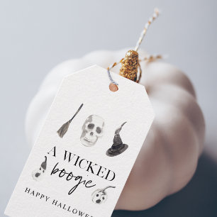 Étiquettes-cadeau Un petit boogie   Bonne Halloween