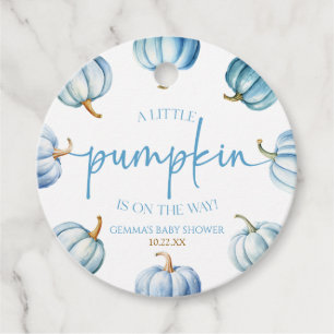 Étiquettes Cadeau Un Petit Citrouille Est En Route ! Baby shower