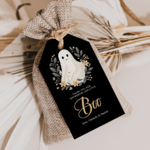 Étiquettes-cadeau Un petit fantôme d'Halloween Baby shower Merci