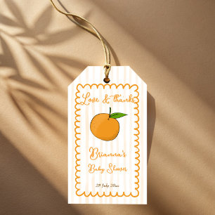 Étiquettes-cadeau Un petit favori fantaisiste de shower de bébé au c