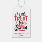Étiquettes-cadeau Un petit gâteau pour une Saint-Valentin sucrée (Devant)