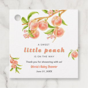 Étiquettes Cadeau Un petit Merci de Baby shower de fruits doux