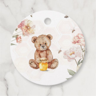 Étiquettes Cadeau Un petit miel est sur le chemin Favor Tags