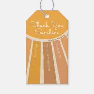 Étiquettes-cadeau Un petit rayon de soleil Baby Shower Remerciements