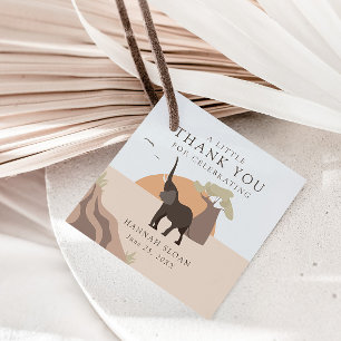 Étiquettes Cadeau Un Peu D'Arachide   Safari Desert Baby shower Boho