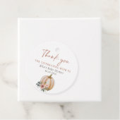 Étiquettes Cadeau Un peu de flush flush Citrouille (En situation)