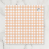 Étiquettes Cadeau Un peu de lumière pour la nuit d'Halloween Orange (Dos)