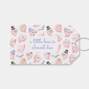 Étiquettes-cadeau Un peu de Merci de Baby shower fantôme presque dû