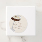 Étiquettes Cadeau Un peu plus âgé Expresso Martini Enterrement de vi (En situation)