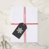 Étiquettes-cadeau Un seul flocon (Avec de la ficelle)