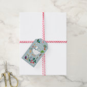 Étiquettes-cadeau Un Silly Goose Farmer Jardin Thème Bleu (Avec de la ficelle)