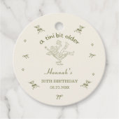 Étiquettes Cadeau Un Tini Un Peu Plus Ancien Espresso Martini Bow An (Devant)