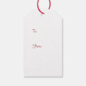 Étiquettes-cadeau Un très joyeux Noël (Dos)