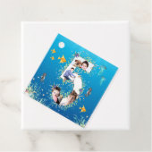Étiquettes Cadeau Under the Sea Photo Collage Big 5th Birthday (En situation)
