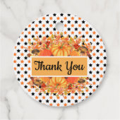 Étiquettes Cadeau Une fête de toutes les étoiles d'automne (Devant)