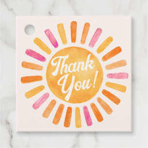 Étiquettes Cadeau Une Fille Heureuse Sunshine 1er Anniversaire