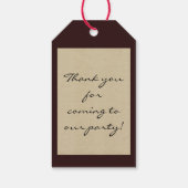 Étiquettes-cadeau Une journée à la plage (Dos)