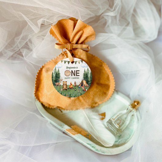 Étiquettes Cadeau Une joyeuse fête d'anniversaire de Camper