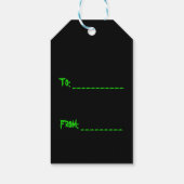 Étiquettes-cadeau Une joyeuse fête de sorcières d'Halloween (Dos)