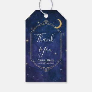 Étiquettes-cadeau Une Nuit Parmi Les Étoiles Cieux Célestes Mariage
