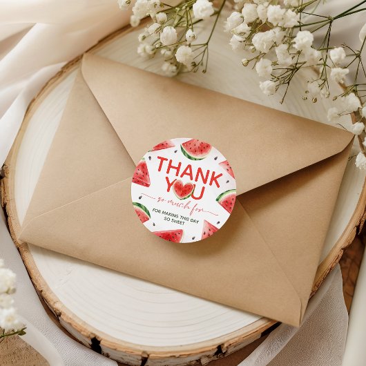Étiquettes Cadeau Une Pastèque dans une Pastèque
