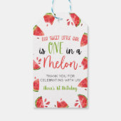 Étiquettes-cadeau Une Pastèque pour le 1er anniversaire (Dos)