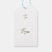 Étiquettes-cadeau Une Perdrix Dans Un Arbre À Ours Noël (Dos)