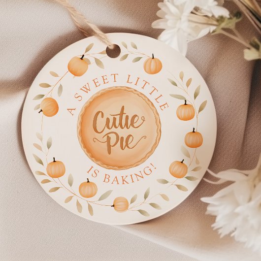 Étiquettes Cadeau Une Petite Cutie Pie | Baby shower