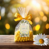 Étiquettes-cadeau Une petite marguerite est en route Fête bébé flora