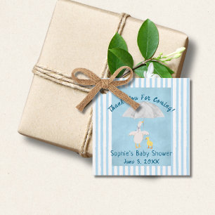 Étiquettes Cadeau Une Petite Oie Est Sur Le Chemin Du Baby shower St