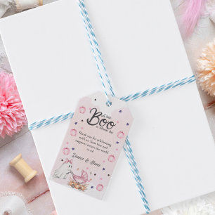 Étiquettes-cadeau Une petite poupée est presque arrivée Fête prénata