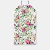 Étiquettes-cadeau Une petite princesse Floral (Dos)