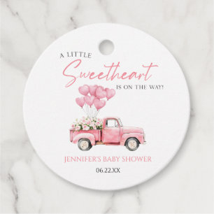 Étiquettes Cadeau Une Saint-Valentin de petit chéri Baby Shower