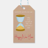 Étiquettes-cadeau Une seconde heure de gauche Nouvel An (Devant)