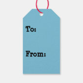 Étiquettes-cadeau Unicorne rose Joyeux Anniversaire (Dos)