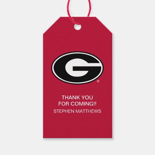 Étiquettes-cadeau Université de Géorgie | Graduation (Devant)
