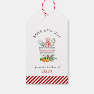 Étiquettes-cadeau Ustensiles de cuisine Mélange de boulangeries de