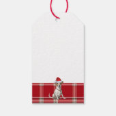 Étiquettes-cadeau Vacances avec Jack Russell Chien Noël (Dos)